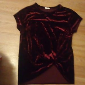 Velvet small shirt